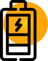 Charging Battery Creative Icon Design vector