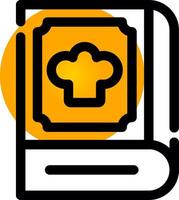 Cook Book Creative Icon Design vector