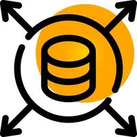 Data Driven Creative Icon Design vector