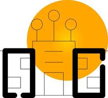 Smart City Creative Icon Design vector