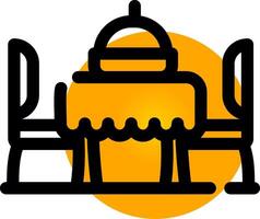 Dinner Creative Icon Design vector