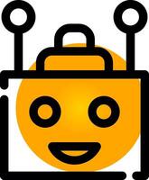 Chatbot Creative Icon Design vector