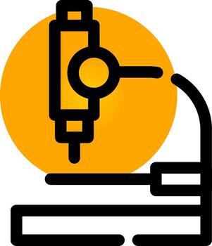 Microscope Creative Icon Design vector