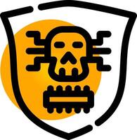 diseño de icono creativo de malware vector