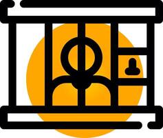 Prison Creative Icon Design vector