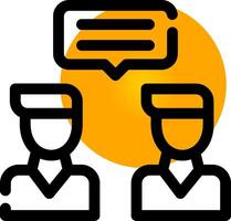 Meetings Creative Icon Design vector