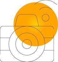 Smart Camera Creative Icon Design vector