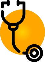 Stethoscope Creative Icon Design vector