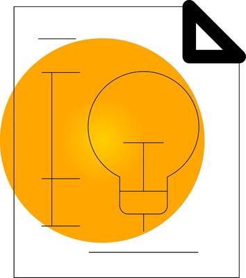 Patent Creative Icon Design