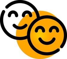 Smiley Creative Icon Design vector