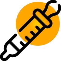 Dropper Creative Icon Design vector