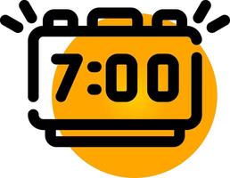 Alarm Creative Icon Design vector