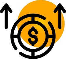 Cash Flow Creative Icon Design vector