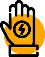 Glove Creative Icon Design vector