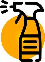 Spray Bottle Creative Icon Design vector