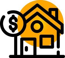 Mortgage Creative Icon Design vector