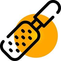 Cheese Grater Creative Icon Design vector