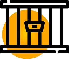 Jail Creative Icon Design vector