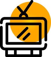 Television Creative Icon Design vector