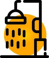 Shower Creative Icon Design vector