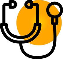 Stethoscope Creative Icon Design vector