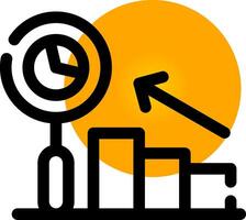 Predictive Analytics Creative Icon Design vector