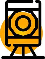 Theodolite Creative Icon Design vector