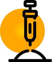 Thermal Paste Creative Icon Design vector