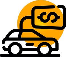 Buy a Car Creative Icon Design vector