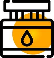 Ink Bottle Creative Icon Design vector