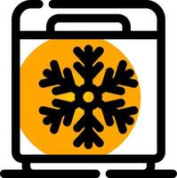 Freezer Creative Icon Design vector
