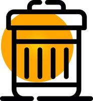 Garbage Creative Icon Design vector