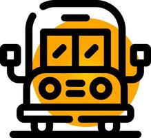 Bus Creative Icon Design vector