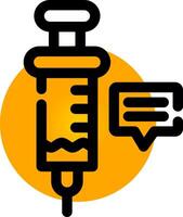 Syringe Creative Icon Design vector