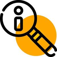 Search Creative Icon Design vector