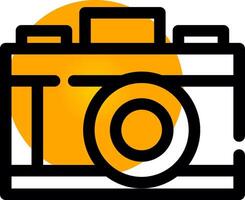 Camera Creative Icon Design vector
