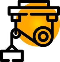 Pulley Creative Icon Design vector