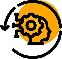 Reverse Engineering Creative Icon Design vector