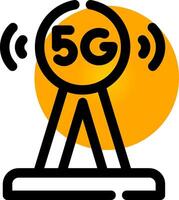 Antenna Creative Icon Design vector
