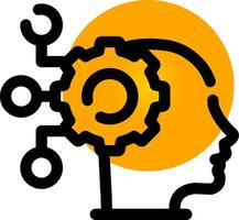 Robotics Creative Icon Design vector