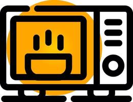 Microwave Creative Icon Design vector