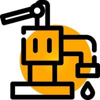 Hand Pump Creative Icon Design vector