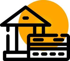 Banking Merchant Creative Icon Design vector