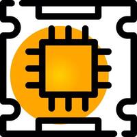 Processor Creative Icon Design vector