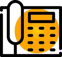 Telephone Creative Icon Design vector