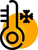 Thermometer Creative Icon Design vector