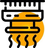 diseño de icono creativo de detector de humo vector