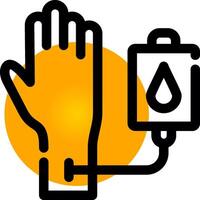 Transfusion Creative Icon Design vector