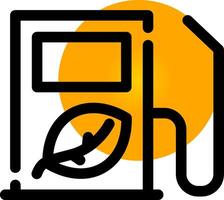 Fuel Ecology Creative Icon Design vector