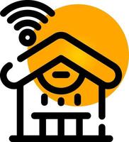 Infrared Sensor Creative Icon Design vector